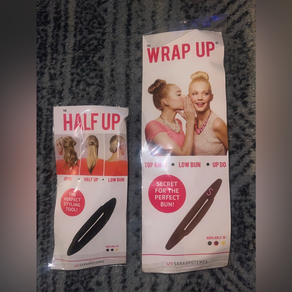 The Perfect Hair Styling Tools Set of 2 (Half Up & Wrap Up by Sarah Potempa)